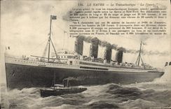 CPA Le Havre Le Transatlantique La France 