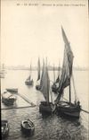CPA Le Havre Barques de peche dans l'Avant Port 