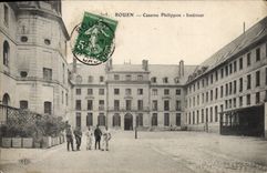 CPA Rouen Caserne Philippon Interieur 