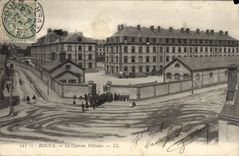 CPA Rouen La Caserne Pelissier 