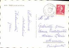 CPA Tende A M Alpes Maritimes 