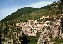 CPA La Cote d'Azur Les Sites Pittoresques Peille 