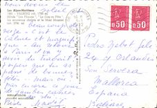 CPA Les Alpes Maritimes Valberg Hotels Les Flocons Le Coq en Pate 