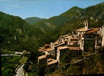 CPA Cote d'Azur Sainte Agnes Admirablement situe dans un decor magnifique 