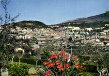 CPA Cote d'Azur Carrefour Mondial du Tourisme Grasse Vue sur la Ville au printemps 