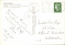 CPA Cote d'Azur Carrefour Mondial du Tourisme Grasse Vue sur la Ville au printemps