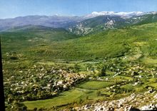 CPA St Vallier de Thiey Alpes  Mar Vue generale 