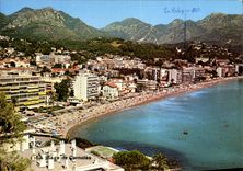 CPA Au soleil de la Cote d'Azur Menton La plage de Carnoles 