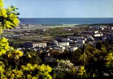 CPA Reflets de la Cote d'Azur Mandelieu Alpes Maritimes Vue generale au loin l'Aeroport 