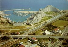 CPA La Cote d'Azur Villeneuve Loubet Vue aerienne Marina baie des Anges 