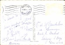 CPA La Cote d'Azur Gourdon A M La route de Grasse