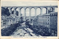 CPA Morlaix Finistere Le Viaduc 