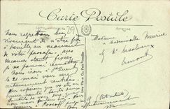 CPA St Pol de Leon Rocher de St Anne au loin Carantec 