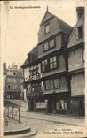 CPA Morlaix Vieilles Maisons Place des Halles 