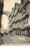 CPA Morlaix Vieilles maisons rue de Guernisac 