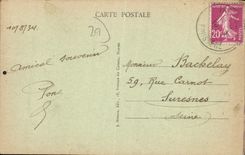 CPA Treboul pres Douarnenez la plage des Sables Blancs 