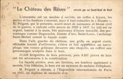 CPA Le Chateau des reves execute par un Sourd Muet de Brest