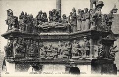CPA Guimiliau Finistere le Calvaire details 