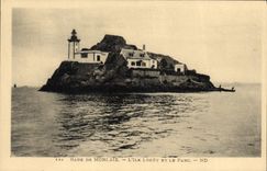 CPA Rade de Morlaix l'Ile Louet et le Parc 