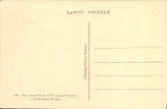 CPA Une Jeune Fille du Cap region d'Audierne et de la Pointe du Cap