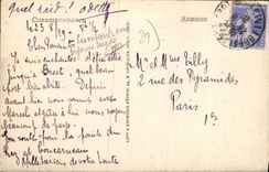 CPA Brest le chateau et le Guichen croiseur Protégé