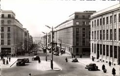 CPA Brest la rue de Siam vue de la poste 