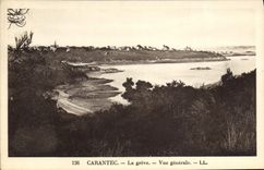 CPA Carantec la Greve vue generale 