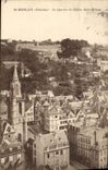 CPA Morlaix Finistere le quartier de l'eglise Saint Melaine 
