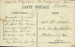 CPA Brest la rade le Salut aux Couleurs 