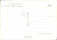CPSM Le Conquet Finistere le port et la chateau des Seigneurs