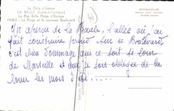 CPA La Cote d'Amour La Baule L Atl La plus belle Plage d'Europe La Plage et le nouveau Boulevard cit