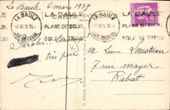 CPA La Baule sur Mer L Inf Villa sur le Remblai 