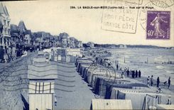 CPA La Baule sur Mer L Inf Vue sur la Plage 