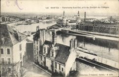 CPA Nantes Panorama Sud Est pris du Donjon du Chateau 