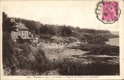 CPA Pornic L Inf Le Casino la Plage et les Rochers de Gourmalon 