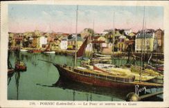 CPA Pornic L Inf Le Port au sortir de la Gare 