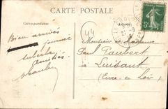 CPA Le Croisic L Inf Bateau petrolier faisant le service du Croisic à Pen Bron