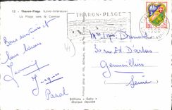 CPA Tharon Plage L Inf La Plage vers le Cormier