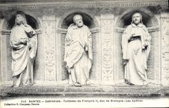 CPA Nantes Cathedrale Tombeau de Francois II duc de Bretagne Les Apotres 