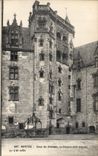CPA Nantes Cour du Chateau le Donjon 