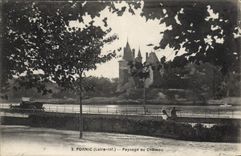 CPA Pornic Loire Inf Paysage au Chateau 