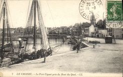 CPA Le Croisic Le Port Ciguet pris du Bout du Quai 