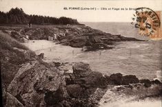 CPA Pornic Loire Inf Cote et Plage de Birochere 