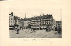 CPA Nantes Place du Commerce 