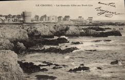 CPA Le Croisic La Grande Cote au Port Lin 