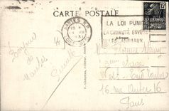 CPA Nantes l'Erdre pris du Pont de la Motte Rouge 