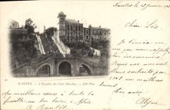 CPA Nantes l'Escalier des Cent Marches