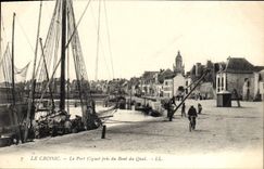 CPA Le Croisic Le Port Ciguet pris du Bout du Quai 