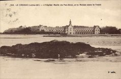 CPA Le Croisic Loire Inf l'Hopital Marin de Pen Bron et le Mabon dans le Traict 
