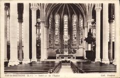 CPA Fay de Bretagne L I Interieur de l'Eglise 